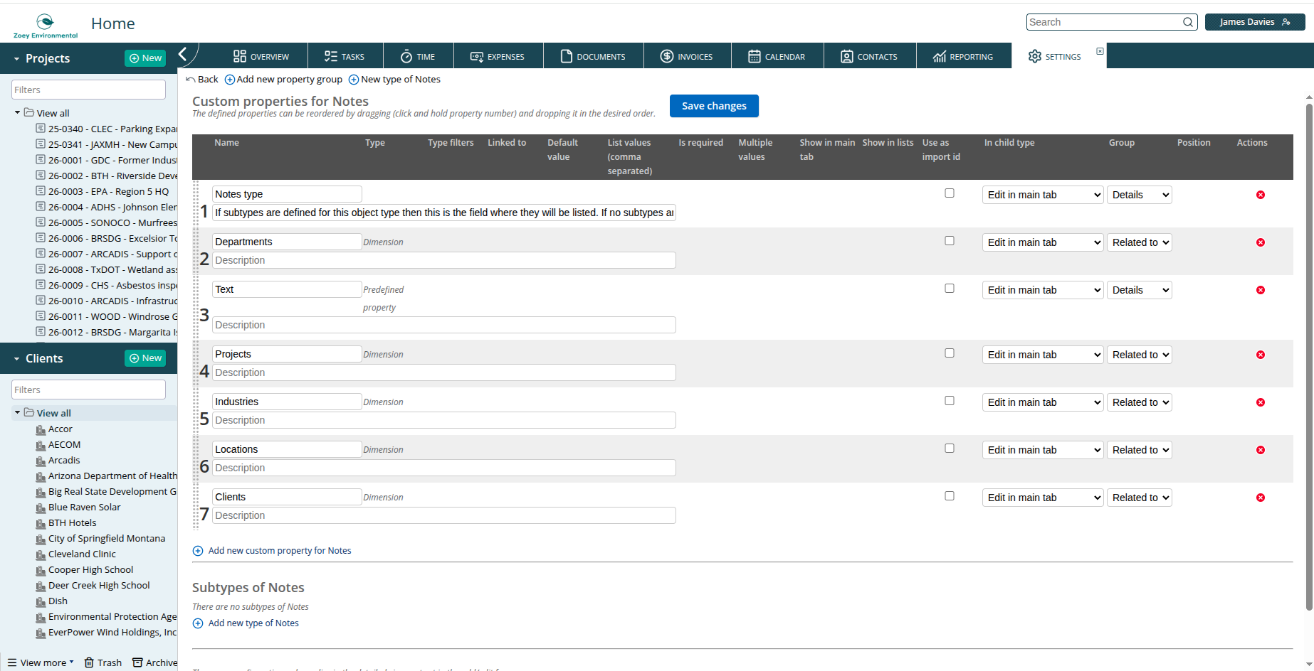 Custom properties and forms